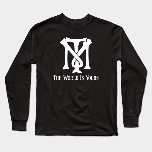 Tony Montana Logo Long Sleeve T-Shirt by Alema Art